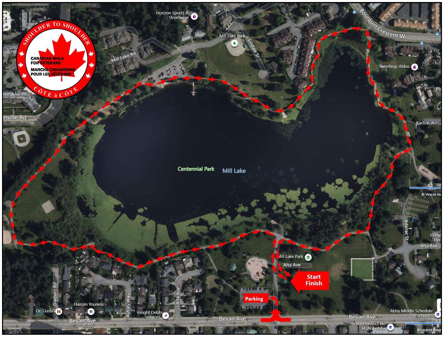 Abbotsford Route Map