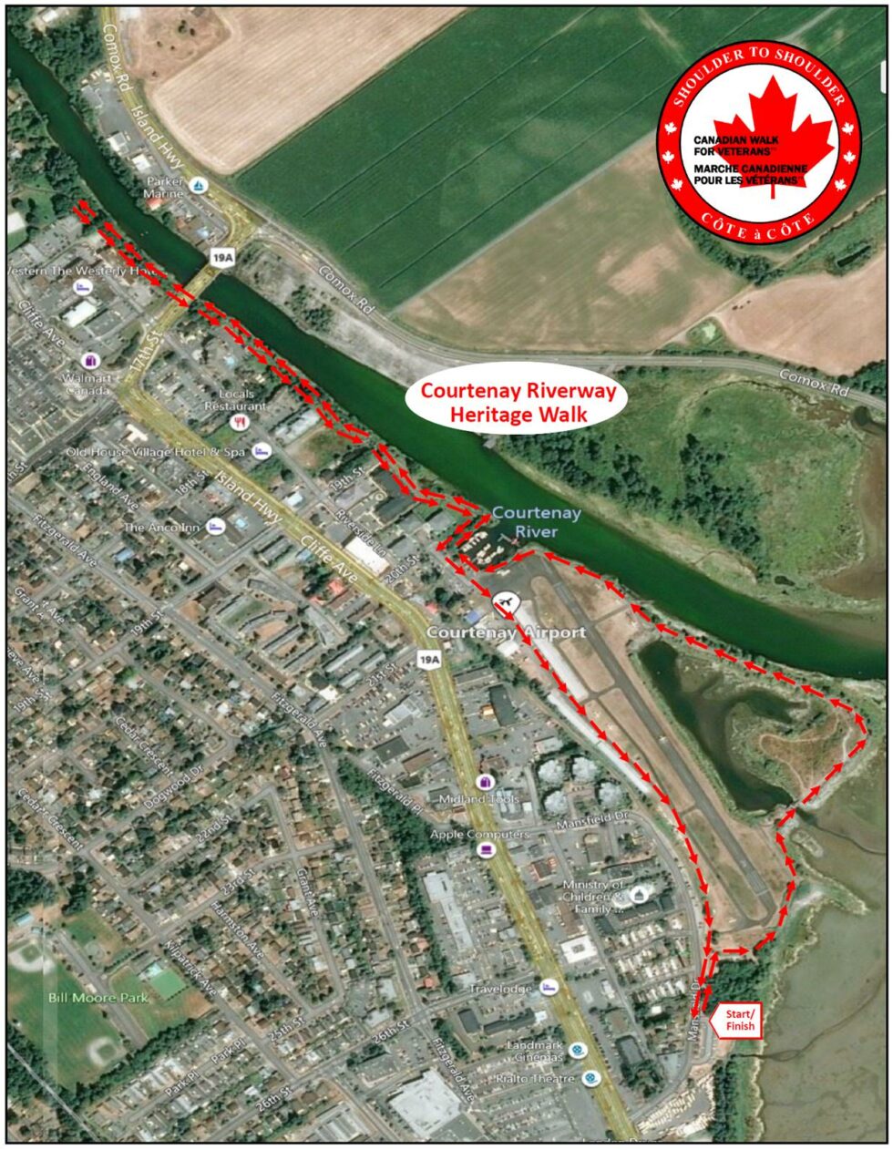 Courtenay, BC Canadian Walk For Veterans