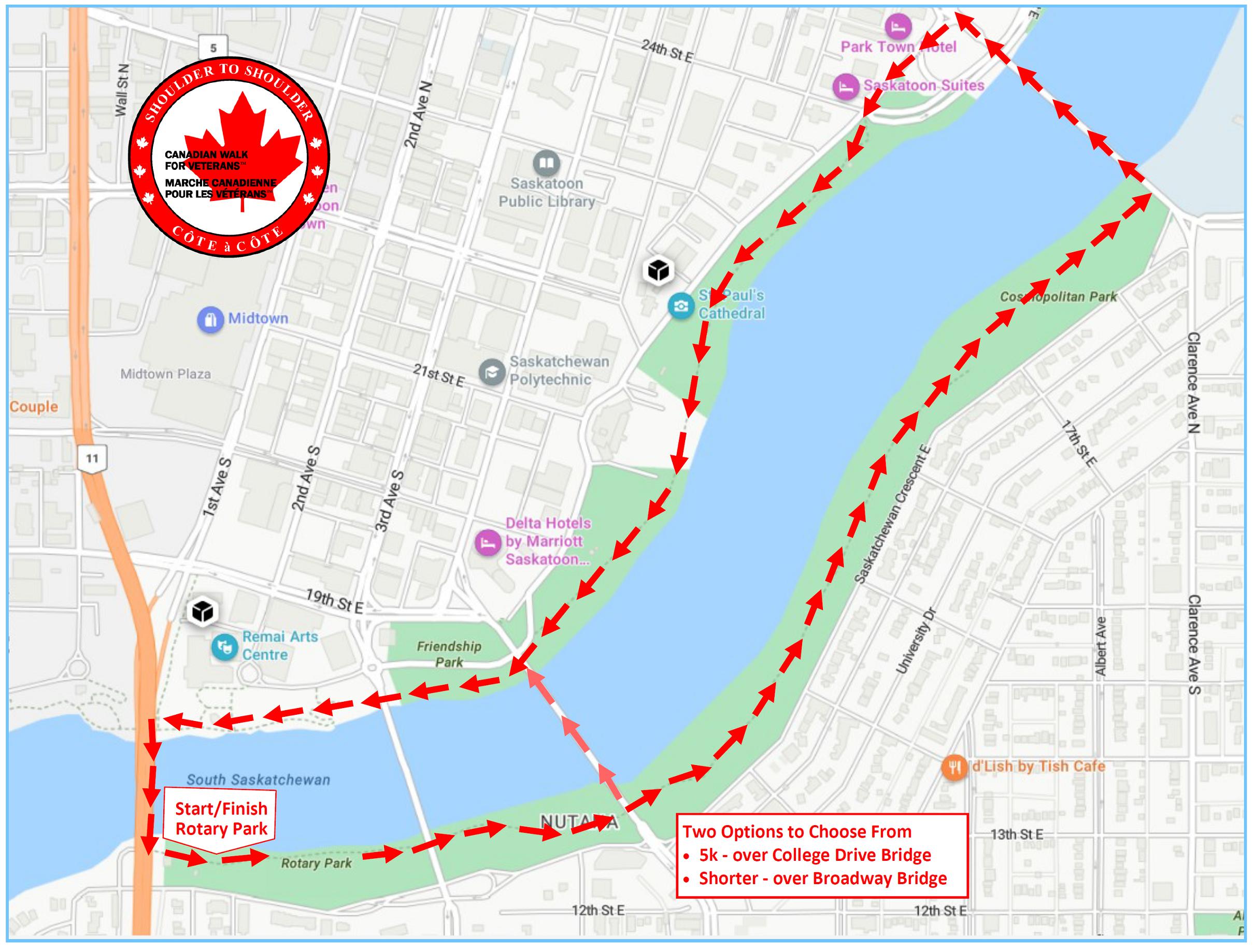 2022 White Rock Route Map