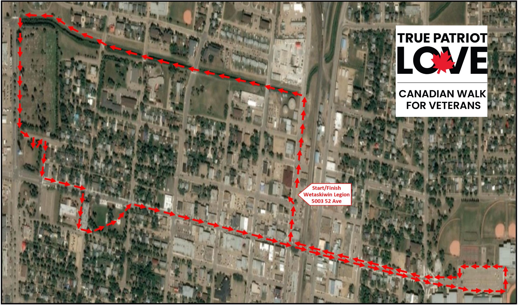 2023 Wetaskiwin Route Map