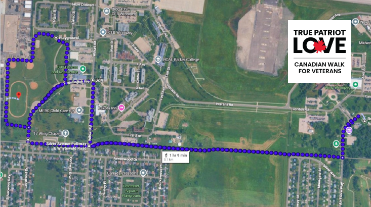 2026 Winnipeg Route 2022 White Rock Route Map