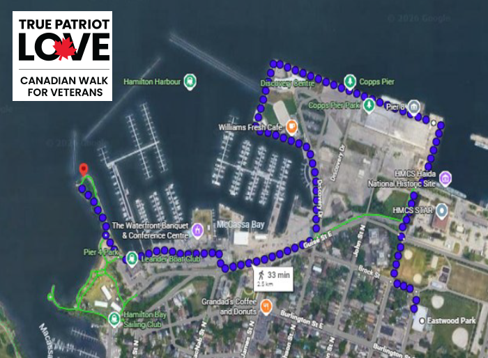 hamilton Halifax Route Map