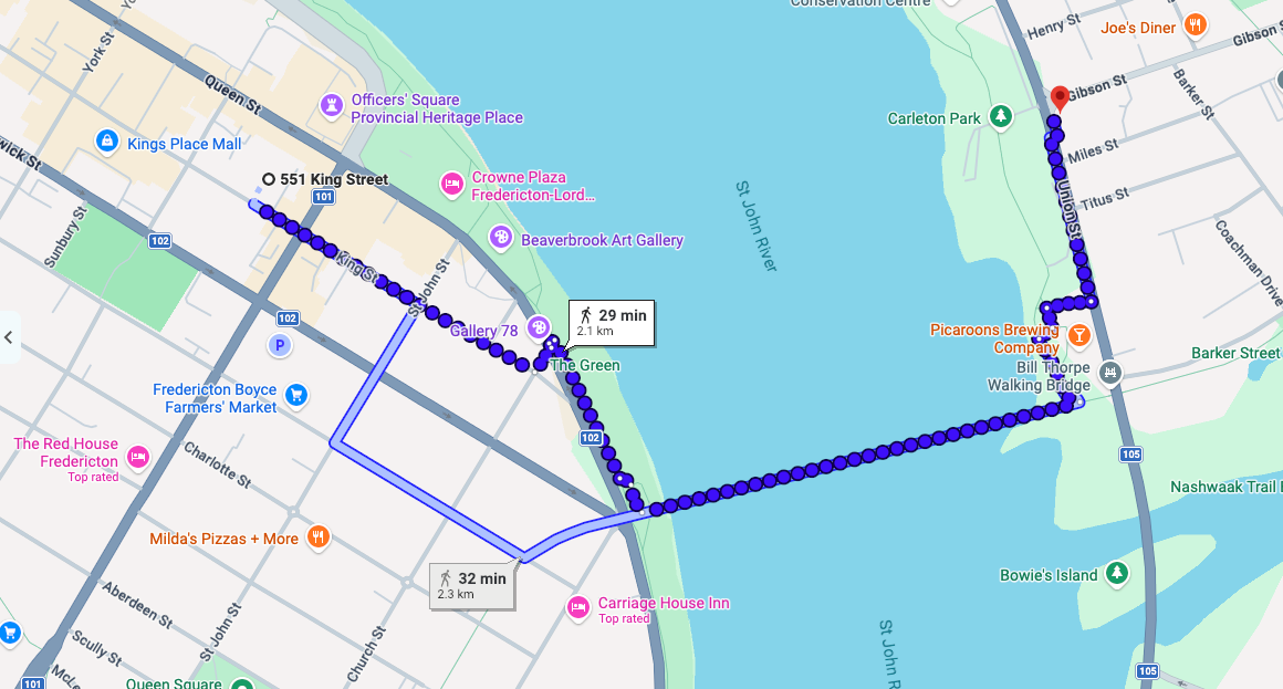 Abbotsford Route Map